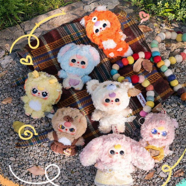 Брелоки - М'яка іграшка з кільцем Pop Top Cureplaneta Baby Three Милі крихітки (CRP2604)#2