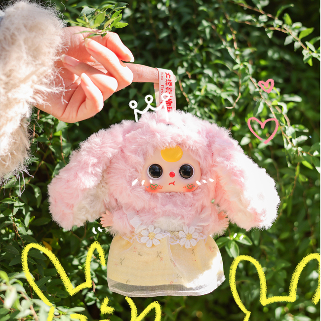 Брелоки - М'яка іграшка з кільцем Pop Top Cureplaneta Baby Three Милі крихітки (CRP2604)#3