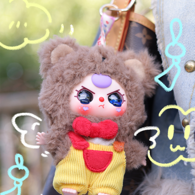 Брелоки - М'яка іграшка з кільцем Pop Top Cureplaneta Baby Three Милі крихітки (CRP2604)#4