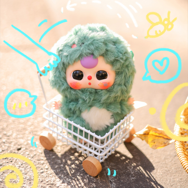 Брелоки - М'яка іграшка з кільцем Pop Top Cureplaneta Baby Three Милі крихітки (CRP2604)#5