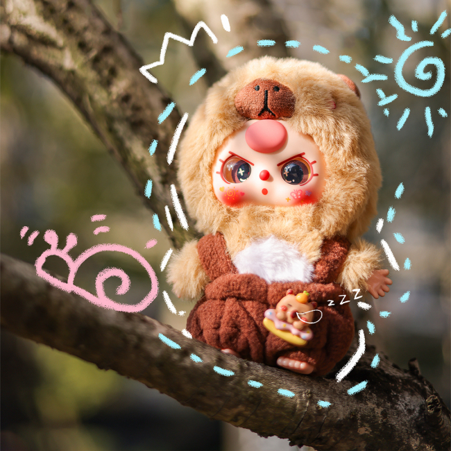 Брелоки - М'яка іграшка з кільцем Pop Top Cureplaneta Baby Three Милі крихітки (CRP2604)#8