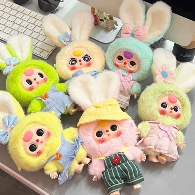 Брелоки - М'яка іграшка з кільцем Pop Top Baby Three Макарончики (CRP2605)#2