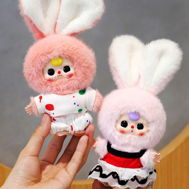 Брелоки - М'яка іграшка з кільцем Pop Top Baby Three Макарончики (CRP2605)#4