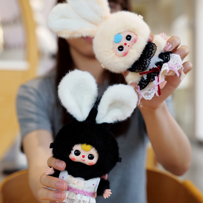 Брелоки - М'яка іграшка з кільцем Pop Top Baby Three Макарончики (CRP2605)#7