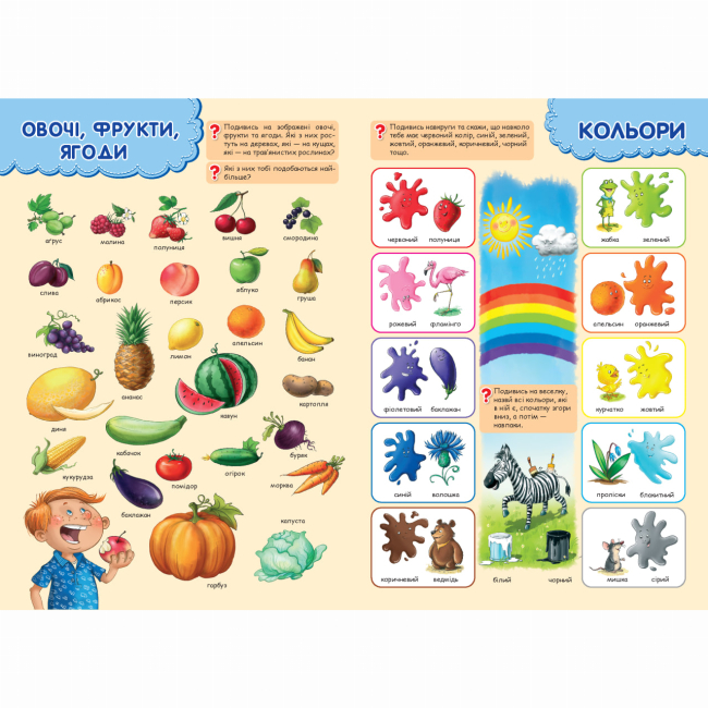 Книги-картинки для детей (2-6 лет) - Книжка «Всезнатика» Василь Федієнко (9789664295397)#2