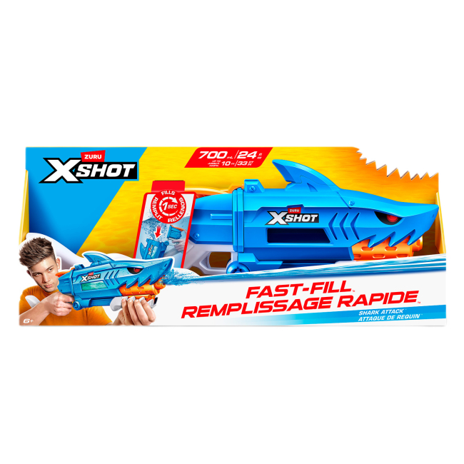 Водное оружие - Водный бластер X-Shot Fast Fill Акула (118195)#3