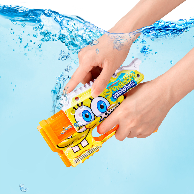 Водна зброя - Водний бластер X-Shot Fast Fill Губка Боб жовтий (118199A)#3