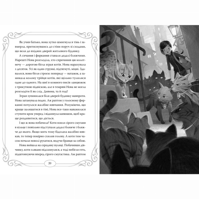Художня література для дітей (7-13 років) - Книжка «Опівнічні коти. Школа фелідіксів. Книга 1» Барбара Лабан (9786178373276)#3