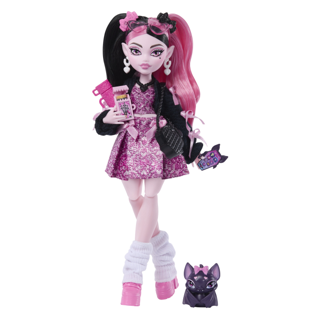 Куклы - Кукла Monster High Монстро-классика Дракулаура Новая ночь (JHK29)#4