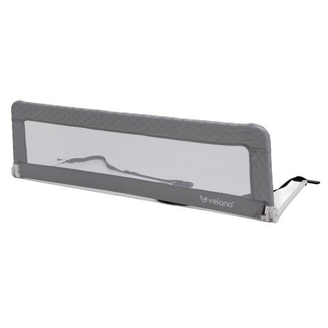 Манежи - Защитный бортик для кроватки Velano Wolli light grey (46167)#2