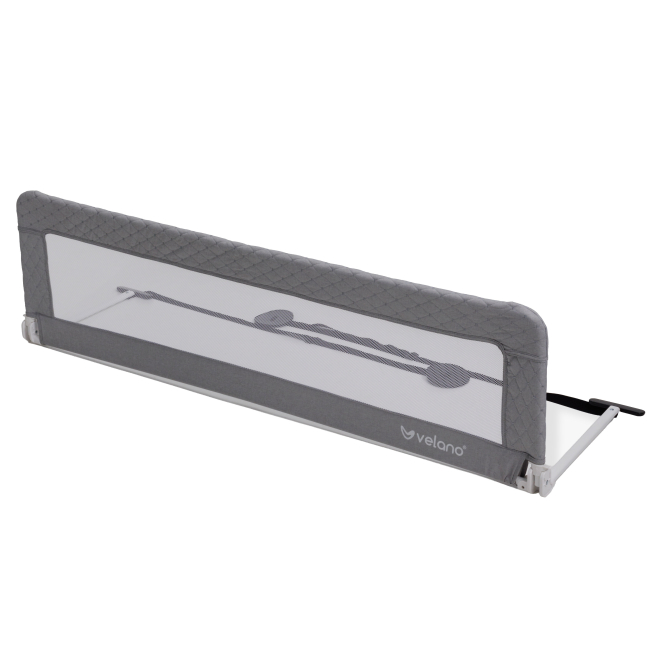 Манежи - Защитный бортик для кроватки Velano Wolli light grey (46167)#3
