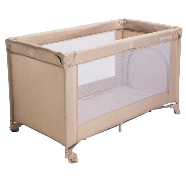 Манежи - Кроватка-манеж Velano Flexi beige (46157)#2