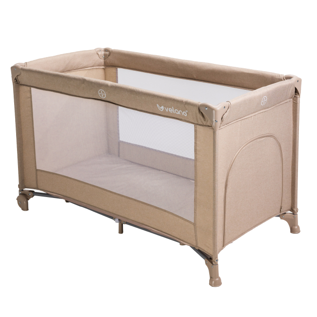 Манежи - Кроватка-манеж Velano Flexi beige (46157)#3