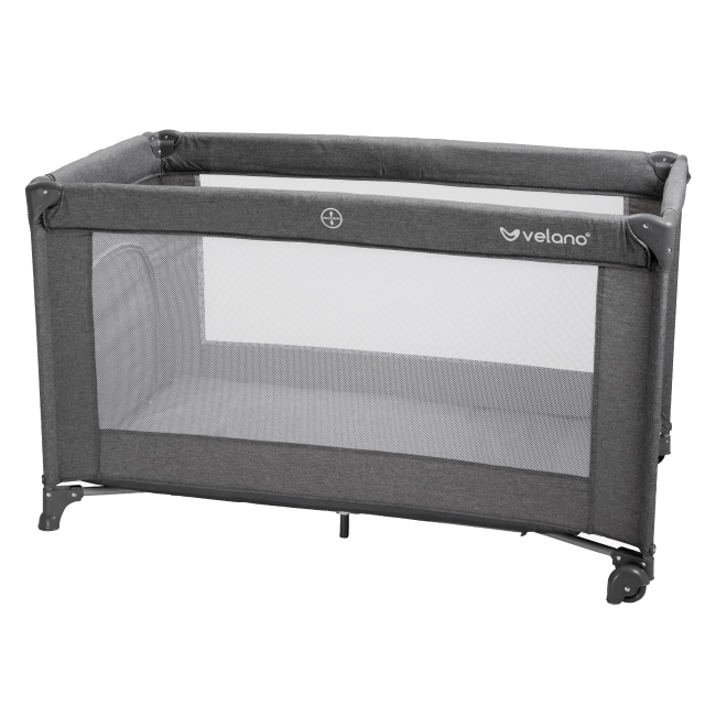 Манежи - Кроватка-манеж Velano Flexi grey (46156)#2