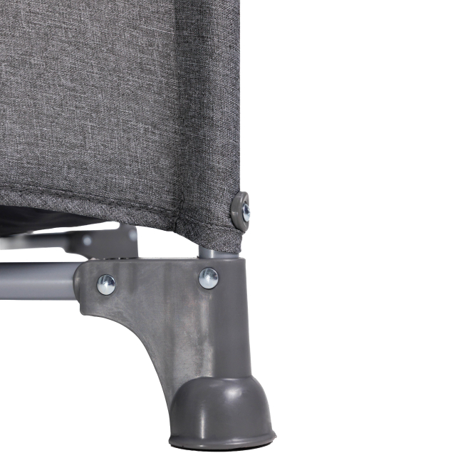 Манежи - Кроватка-манеж Velano Flexi grey (46156)#5