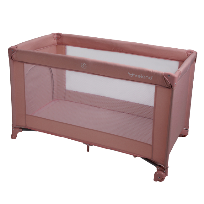 Манежи - Кроватка-манеж Velano Flexi pink (46158)#2