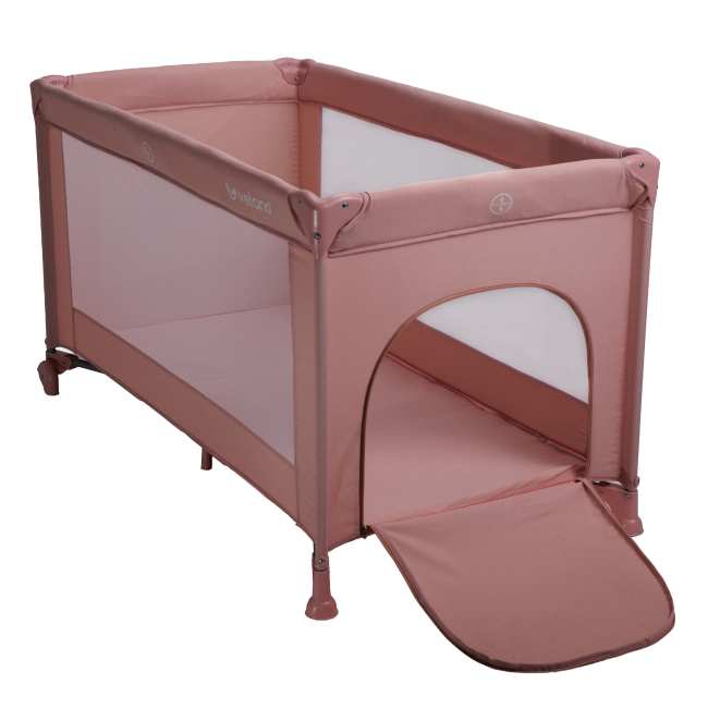 Манежи - Кроватка-манеж Velano Flexi pink (46158)#4
