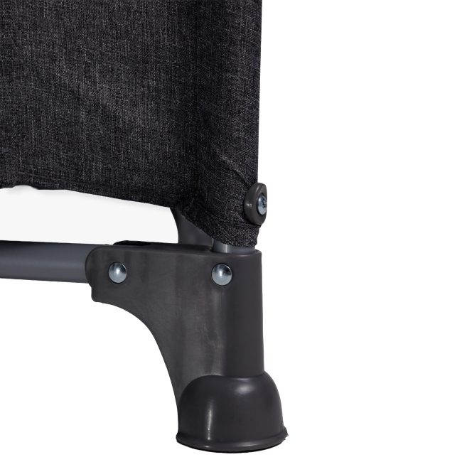 Манежи - Кроватка-манеж Velano Tino dark grey 2 в 1 (46160)#6