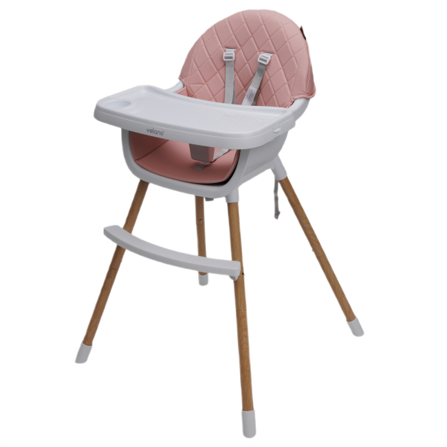 Стільчики для годування - Стілець для годування Velano Evo pink 2 в 1 (45684)#2