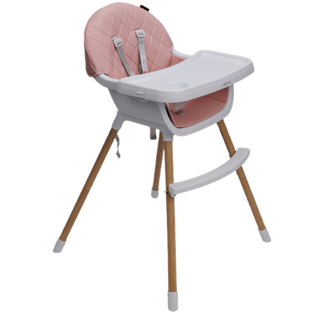 Стільчики для годування - Стілець для годування Velano Evo pink 2 в 1 (45684)#3