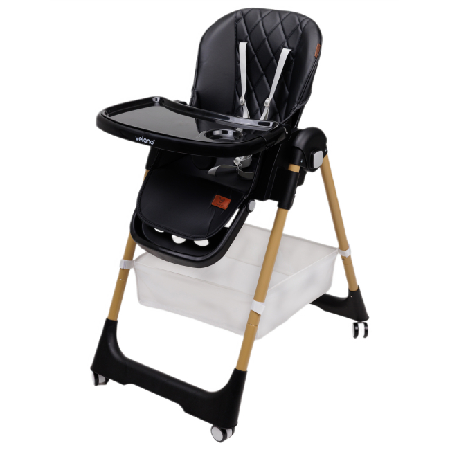 Стільчики для годування - Стілець для годування Velano Nexi black (45677)#2