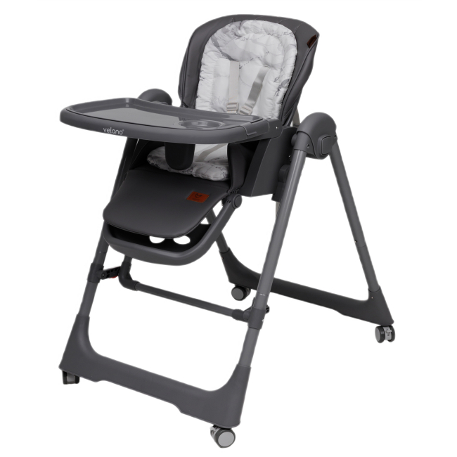 Стульчики для кормления - Стул-качалка для кормления Velano Nomi black 2 в 1 (45680)#2