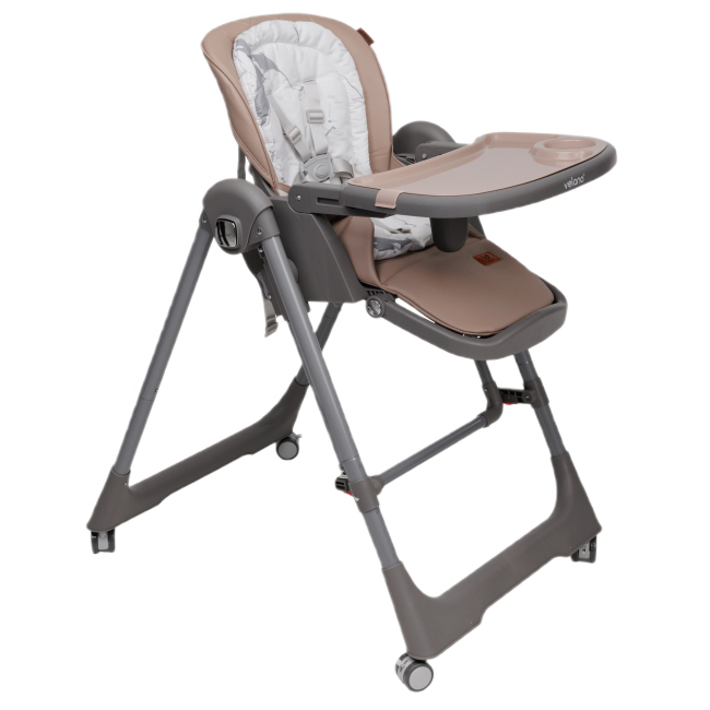 Стульчики для кормления - Стул-качалка для кормления Velano Nomi brown 2 в 1 (45682)#3