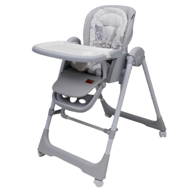 Стульчики для кормления - Стул-качалка для кормления Velano Nomi light grey 2 в 1 (45683)#3