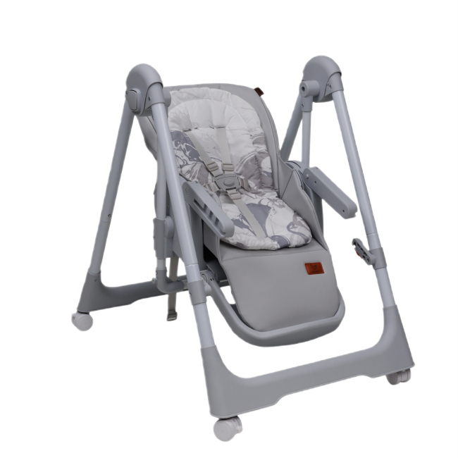 Стульчики для кормления - Стул-качалка для кормления Velano Nomi light grey 2 в 1 (45683)#7