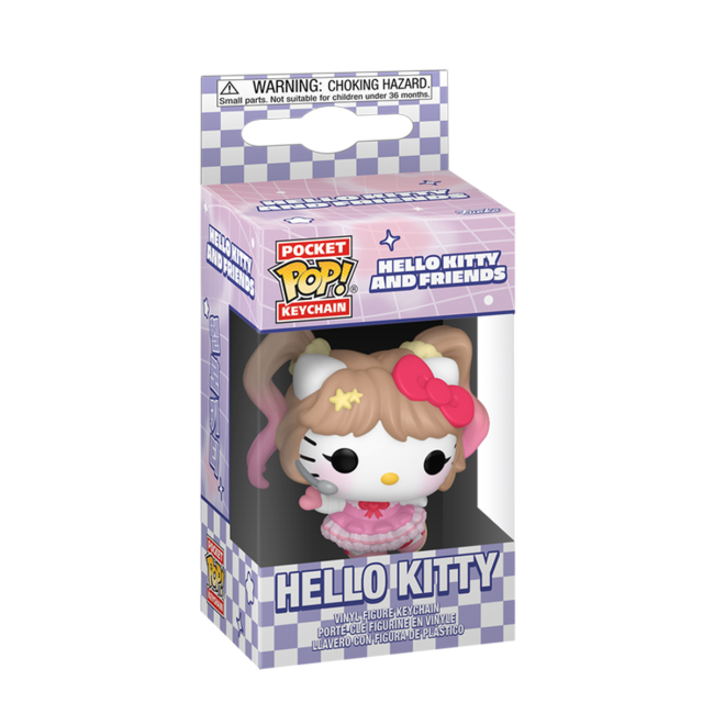 Брелоки - ​Фігурка на кліпсі Funko Pop Hello Kitty Хеллоу Кітті K-Pop (91680)#2