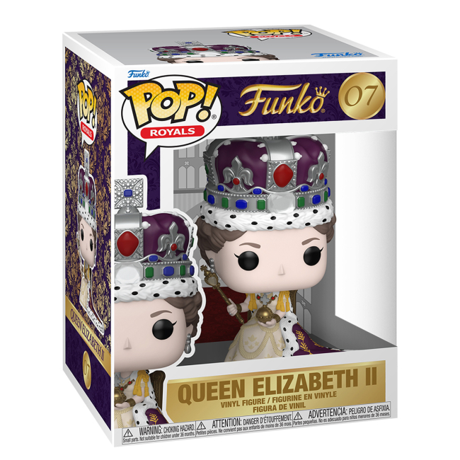 Фигурки персонажей - ​Фигурка Funko Pop Royal Королева Елизавета II 100-летие Коронация королевы Елизаветы II (91873)#2