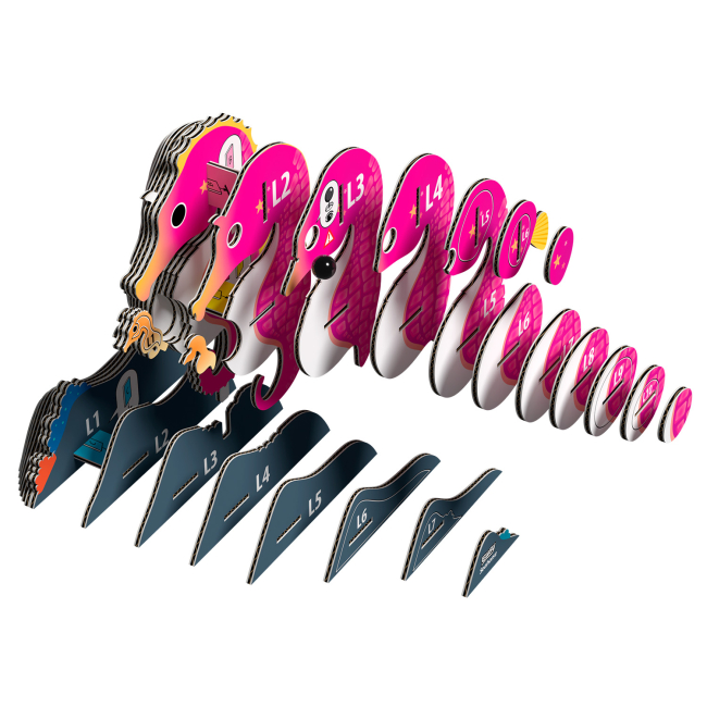 3D-пазли - 3D пазл Eugy Зоопарк Морський коник (XEG-141)#2