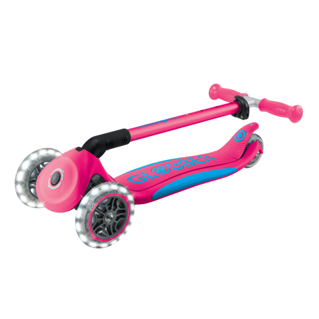 Самокаты - ​Самокат Globber Elite lights фуксия (439-610-3)#7