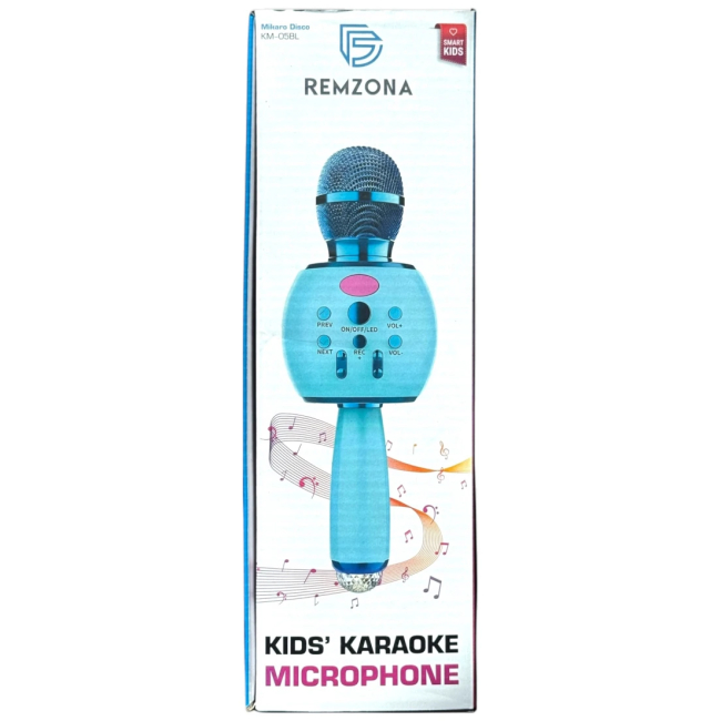 Мікрофони - Дитячий мікрофон Remzona Mikaro Disco блакитний (KM-05BL)#2