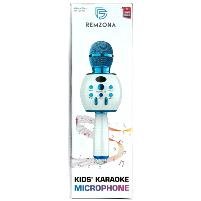 Мікрофони - Дитячий мікрофон Remzona Mikaro Disco білий (KM-05WT)#2