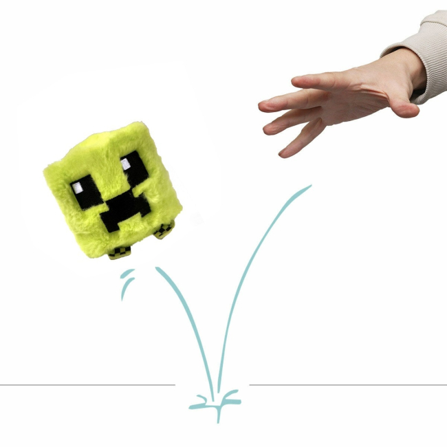 Спортивные активные игры - Мягкая игрушка-попрыгунчик TY Beanie bouncers Майнкрафт Крипер (83054)#3