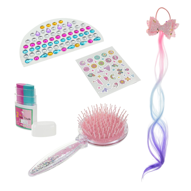 Косметика - ​Набор Tokidas Расческа, мел для волос, аксессуары (T039BA)#2