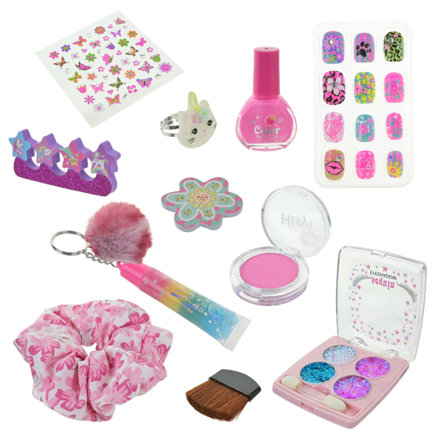 Косметика - Набор косметики Tokidas Распаковка косметика и аксессуары для волос (T247)#2