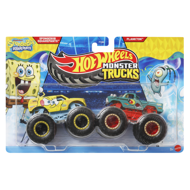 Автомодели - Набор автомоделей Hot Wheels Monster trucks Plankton (FYJ64/GLV88)#6