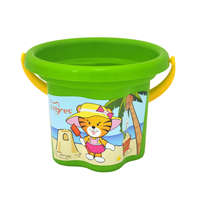 Набори для пісочниці - Відро для піску Tigres Квіточка в асортименті (39628)#7