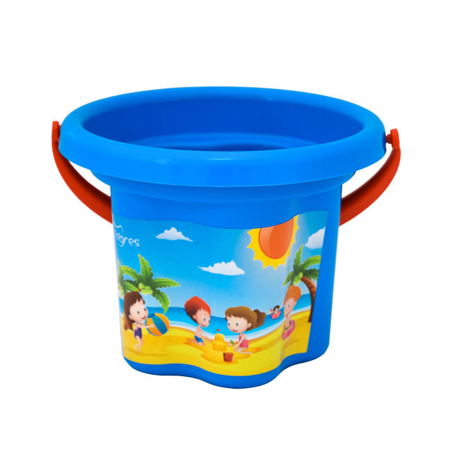 Набори для пісочниці - Відро для піску Tigres Квіточка в асортименті (39628)#8