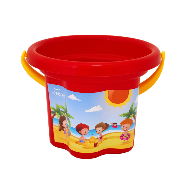 Набори для пісочниці - Відро для піску Tigres Квіточка в асортименті (39628)#9