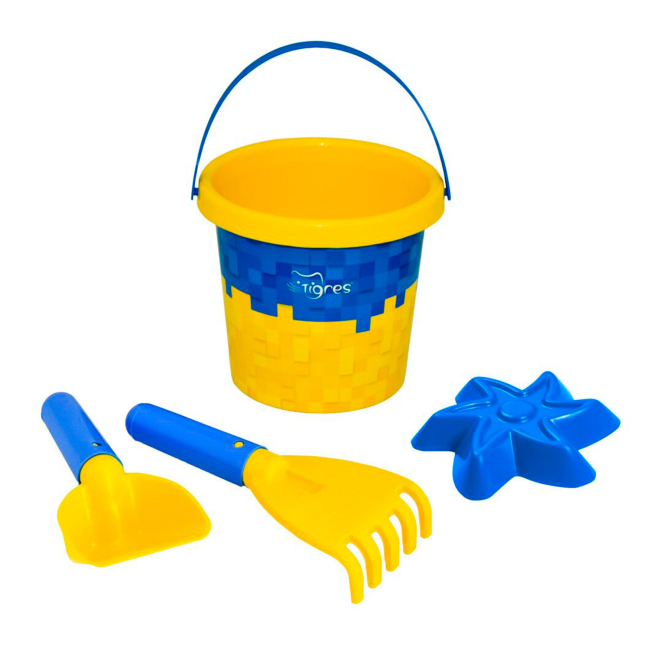 Наборы для песочницы - Набор для песочницы Tigres Украинский пиксель в асортименте (39949)#2