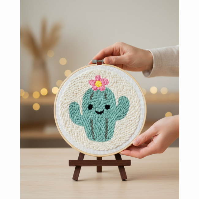 Наборы для творчества - Набор для создания ковровой вышивки Brushme Мягкая колючка (PMBR002)#3