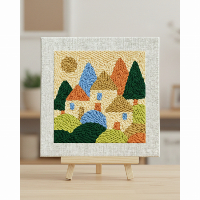 Наборы для творчества - Набор для создания ковровой вышивки Brushme Возвращение домой (PMBR011)#2