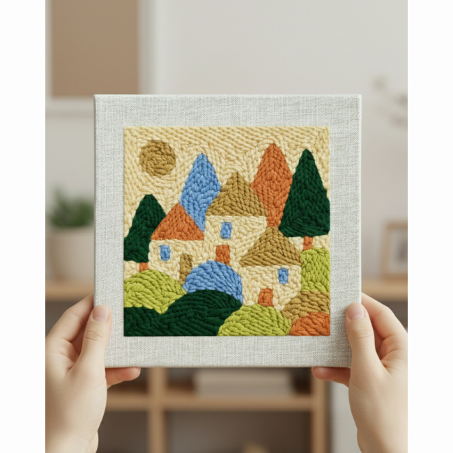 Наборы для творчества - Набор для создания ковровой вышивки Brushme Возвращение домой (PMBR011)#3