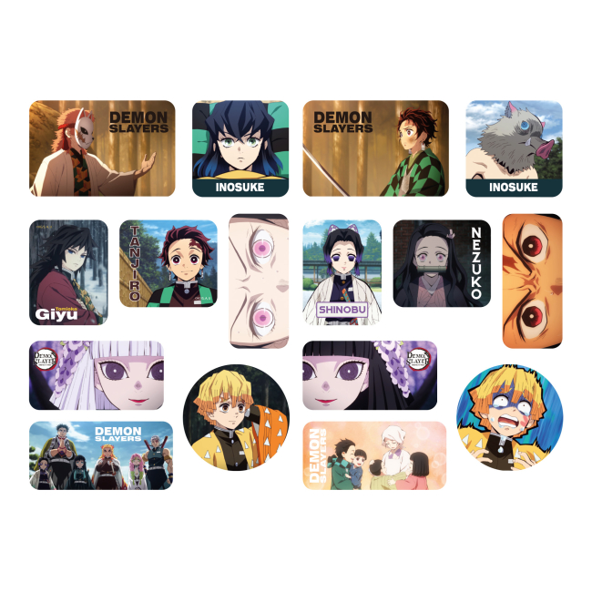 Набори для творчості - Набір наліпок 2D Yes Demon Slayer (708526)#3