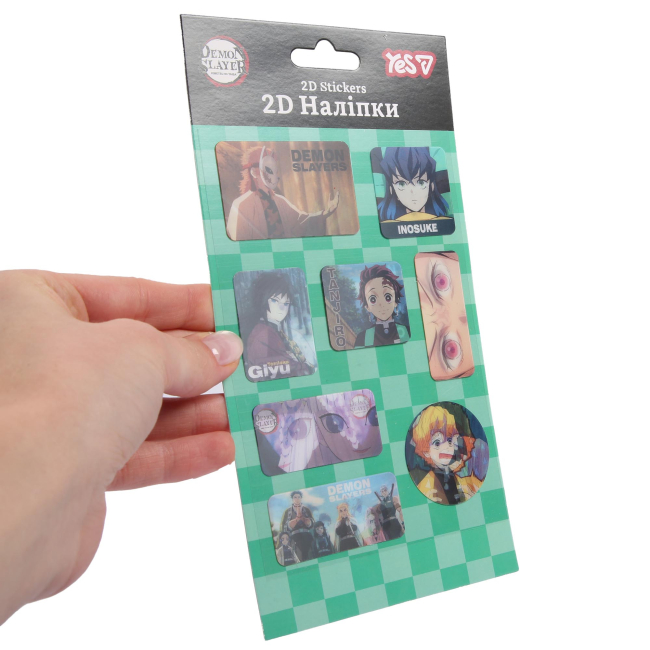 Набори для творчості - Набір наліпок 2D Yes Demon Slayer (708526)#6