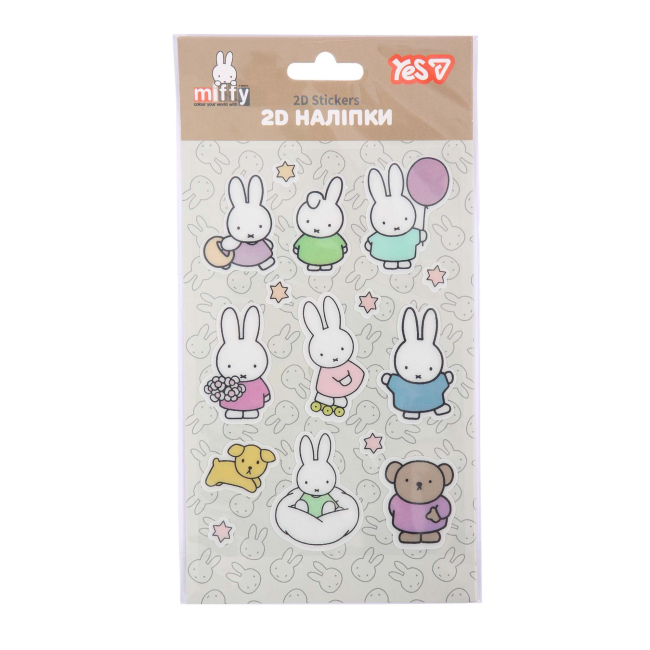 Набори для творчості - Набір наліпок 2D Yes Miffy Cute (708539)#2