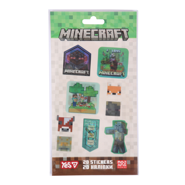 Набори для творчості - Набір наліпок 2D Yes Minecraft Characters (708531)#2
